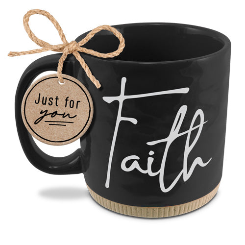 Faith ceramic mug Proverbs 3:5-6. Powerful Words mug