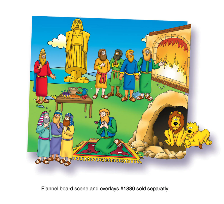 Beginners Bible - Daniel and the Lion's Den pre cut felt