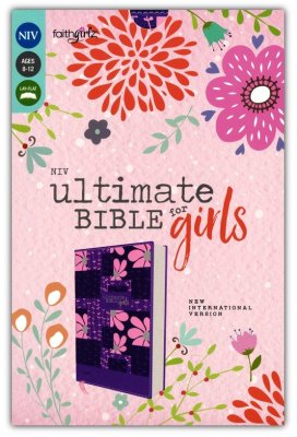 NIV Ultimate Bible for Girls, Faithgirlz Edition, Purple Leathersoft ...