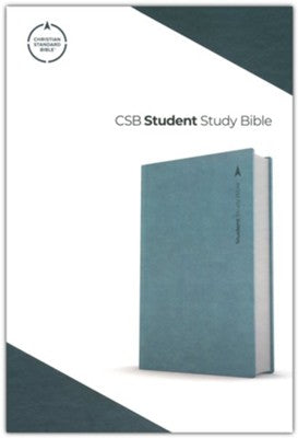 CSB Student Study Bible earthen teal suedesoft leathertouch 9 point fo ...