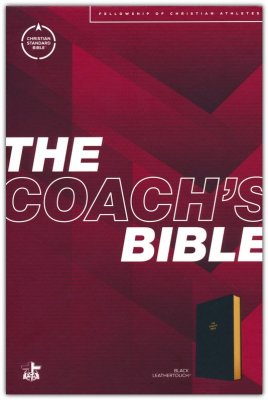 CSB Coaches Bible Black Leathertouch. 9 point type — Christian ...