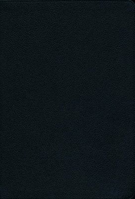 KJV Large Print Thinline Bible Black Genuine Leather. 10 point font