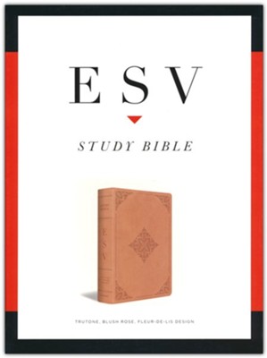 Esv Font ESV Study Bible blush rose fleur de lis design trutone. 9 font size ...