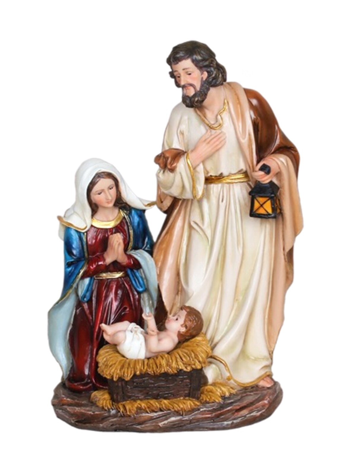 Nativity Eone Nativity Scene - Holy Family - One Piece 128mm x 95mm x 65mm ...