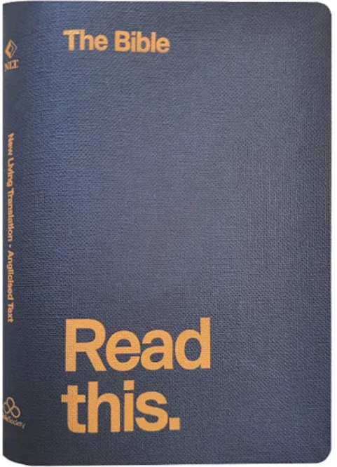 NLT Bible Read This Royal Blue Flexicover — Christian Superstore New ...