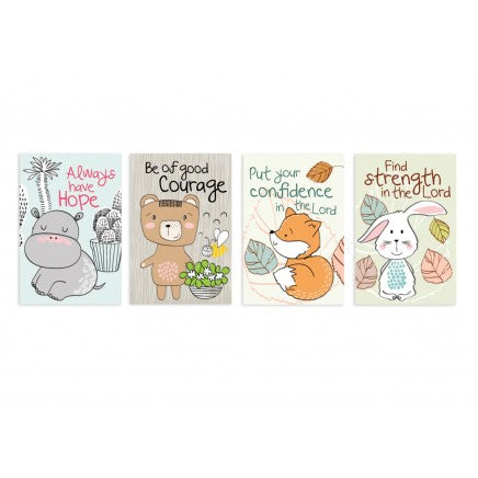 Cute Animals Be of Good Courage - Note Pad — Christian Superstore New ...