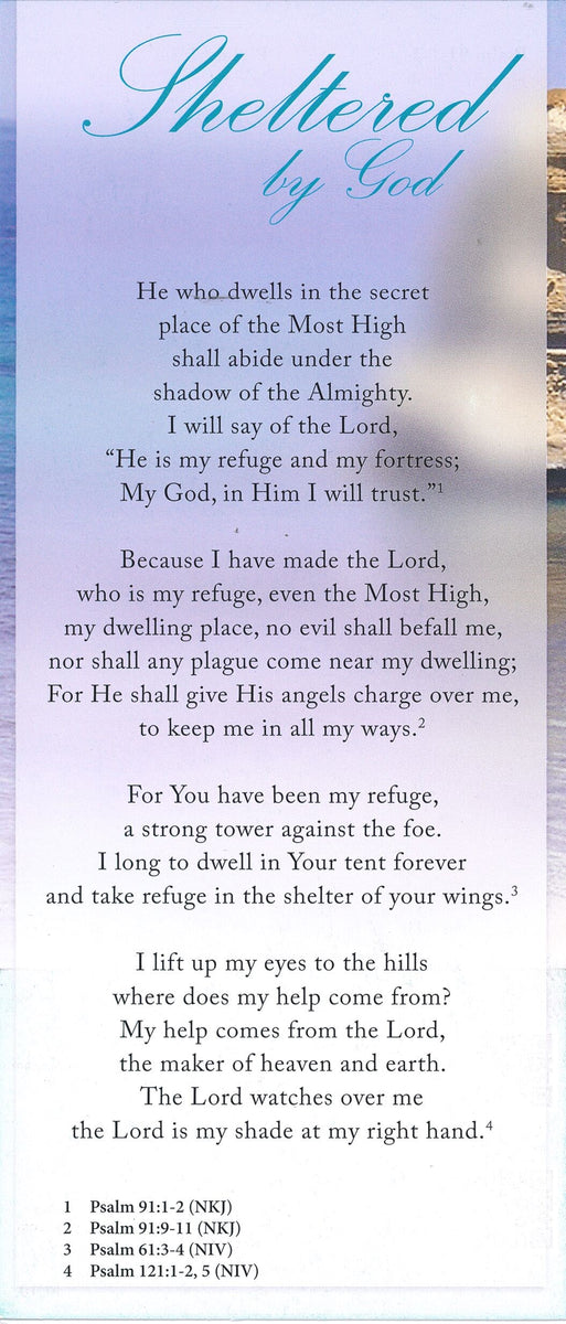 Sheltered by God - Derek Prince Proclamation Card — Christian ...