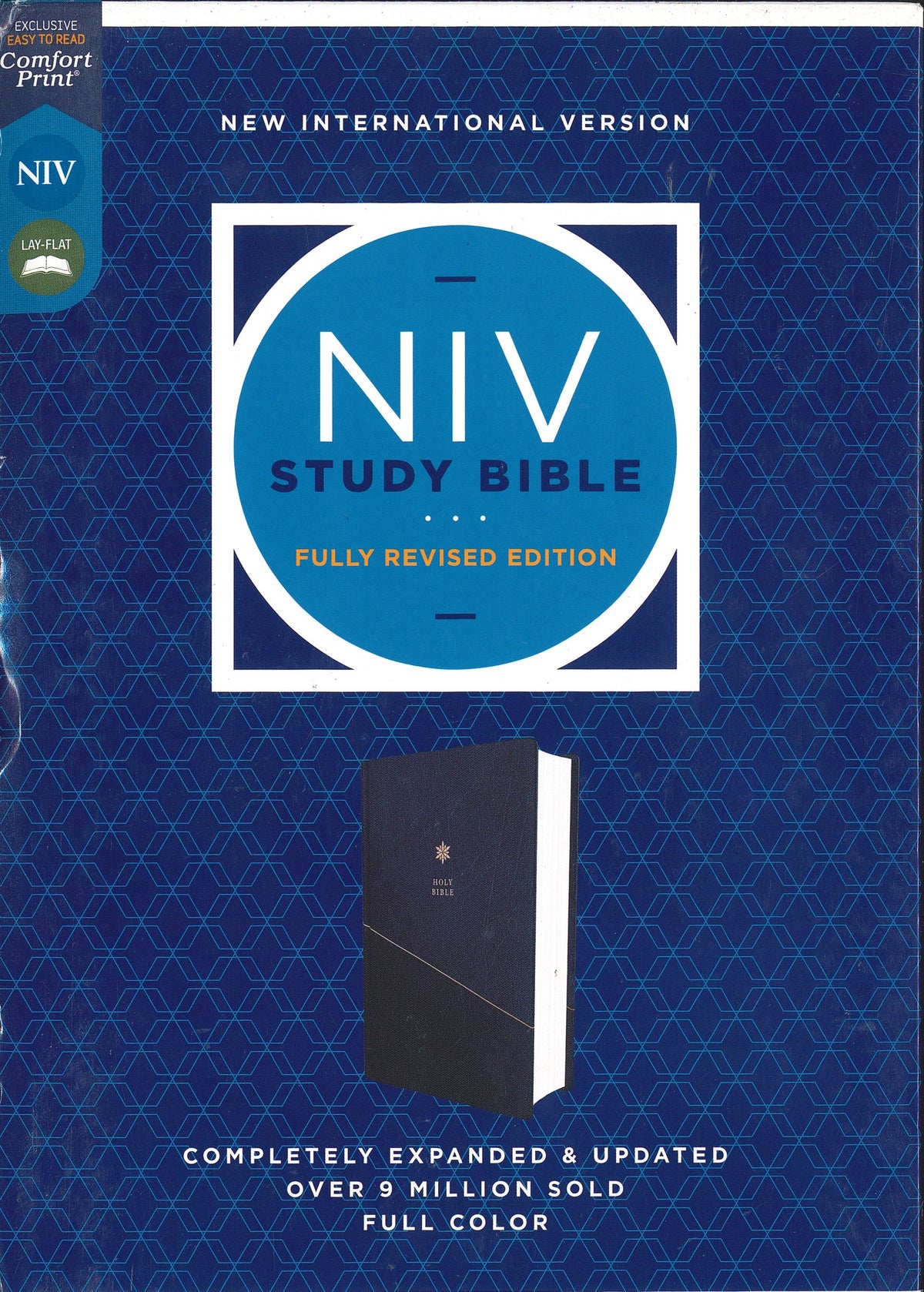 NIV Study Bible Comfort Print Black Hardcover 9 point font — Christian ...