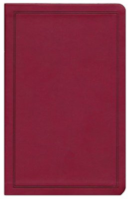 KJV Deluxe Gift Bible burgundy leathertouch