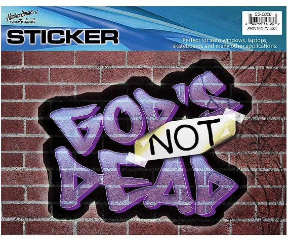 Gods Not Dead Window Sticker — Christian Superstore New Zealand
