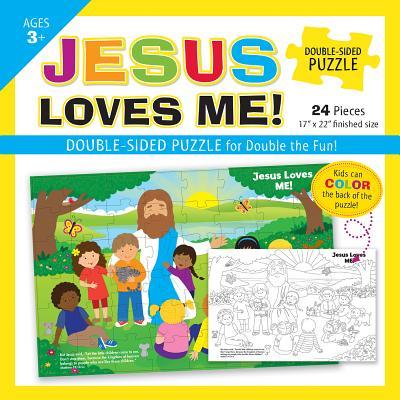 Jesus Loves Me Double-Sided Puzzle - 24 Pieces — Christian Superstore ...