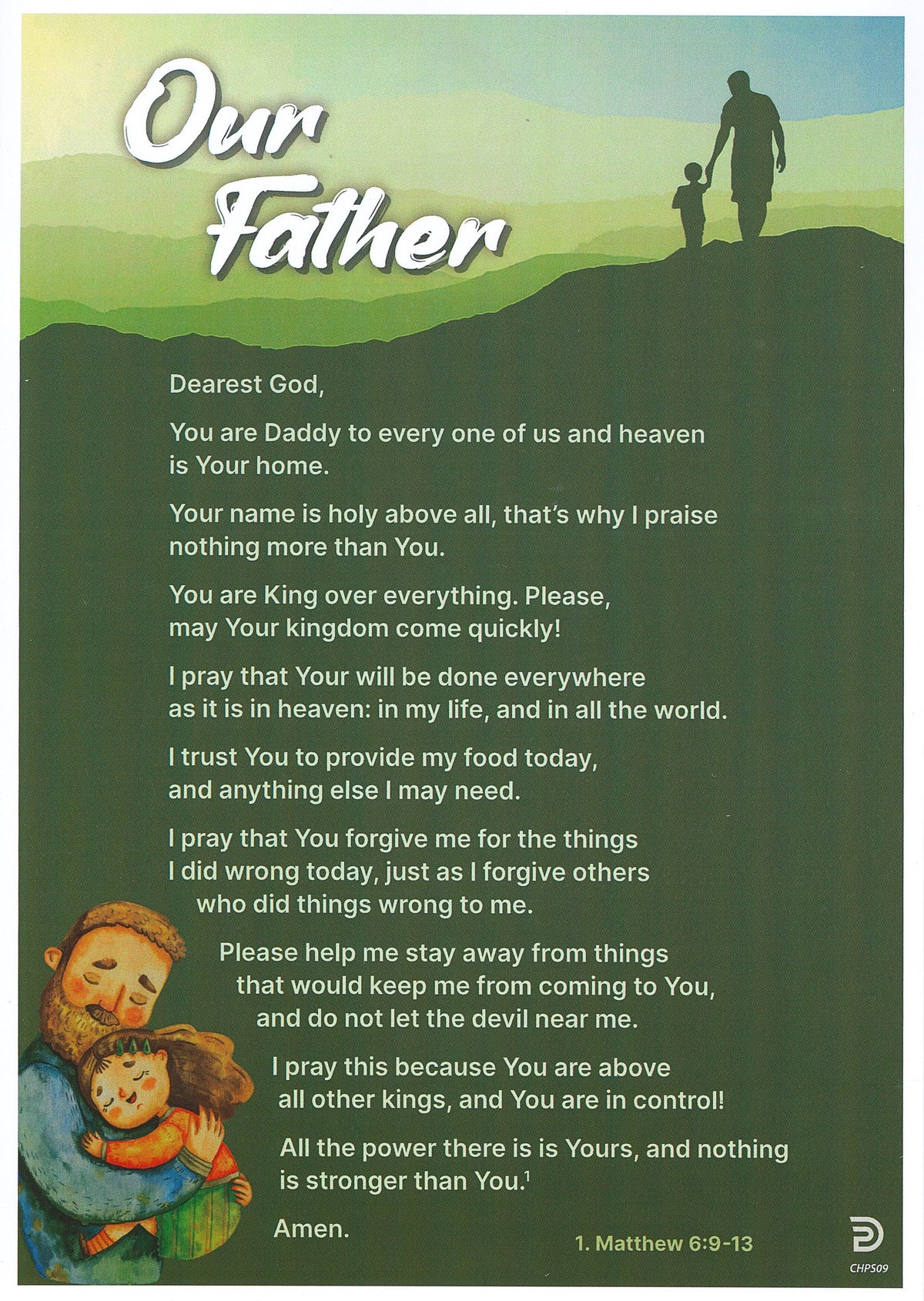 Our Father Children's poster. Derek Prince. — Christian Superstore New ...